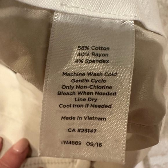 Talbots Hampshire cropped Pants Size 10 - Picture 3 of 6